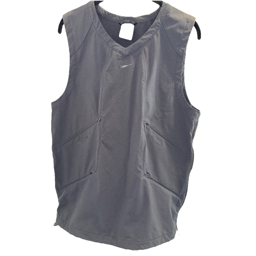 Nike x NOCTA Golf Woven Vest Black Size S DJ5582-010 Drake Collab Tech Tactical